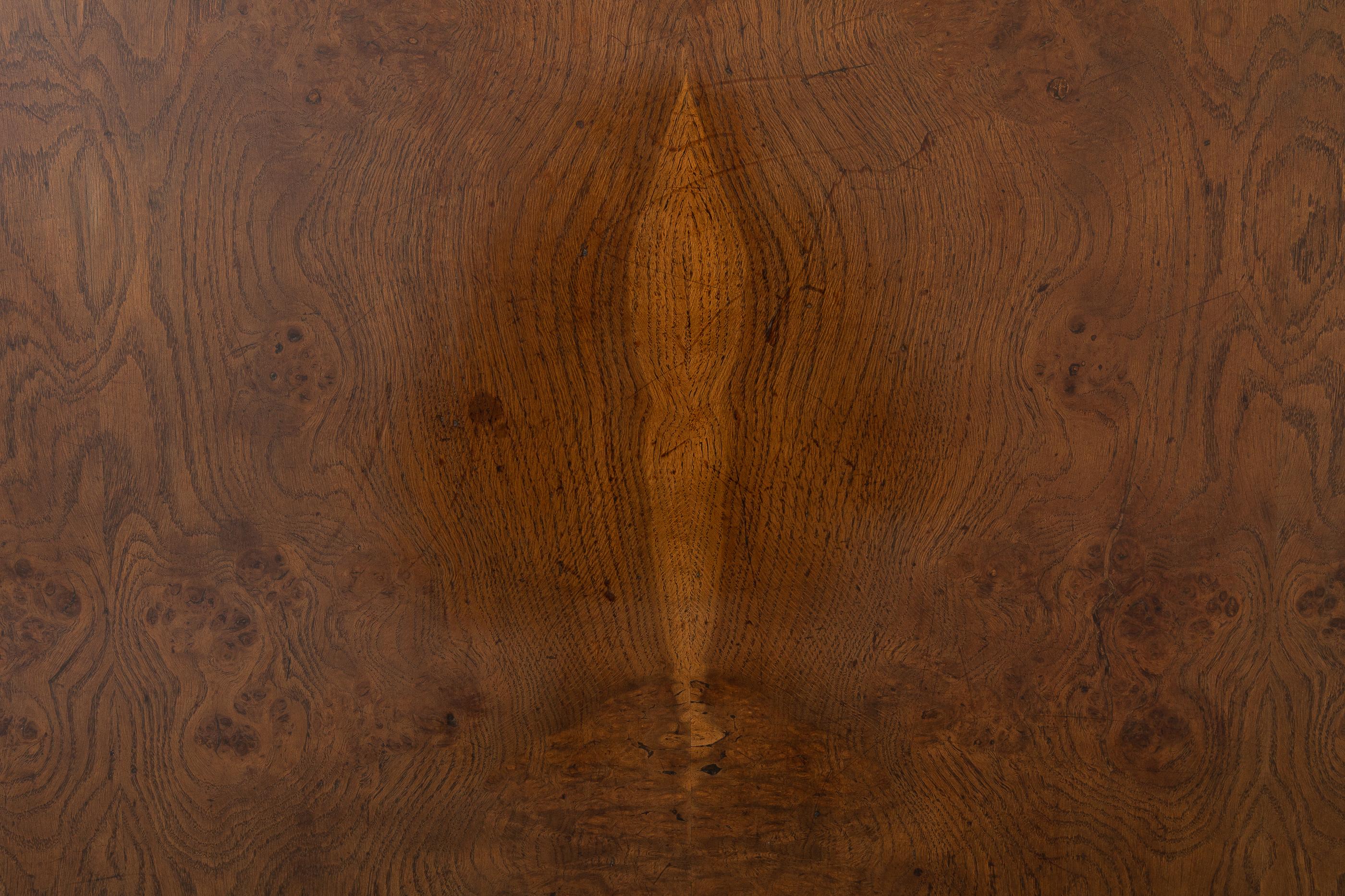 English 19th Century Burr Oak Table