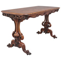 19th Century Burr Walnut Centre Table