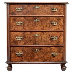 Antique 19th Century Burr Walnut Chest of Drawers