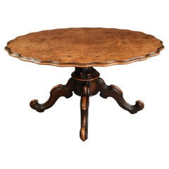 19th Century Burr Walnut Coffee Table