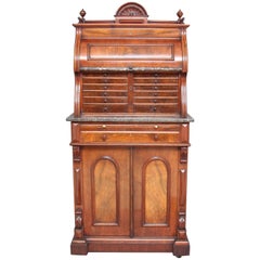 19th Century Burr Walnut Dentist Cabinet