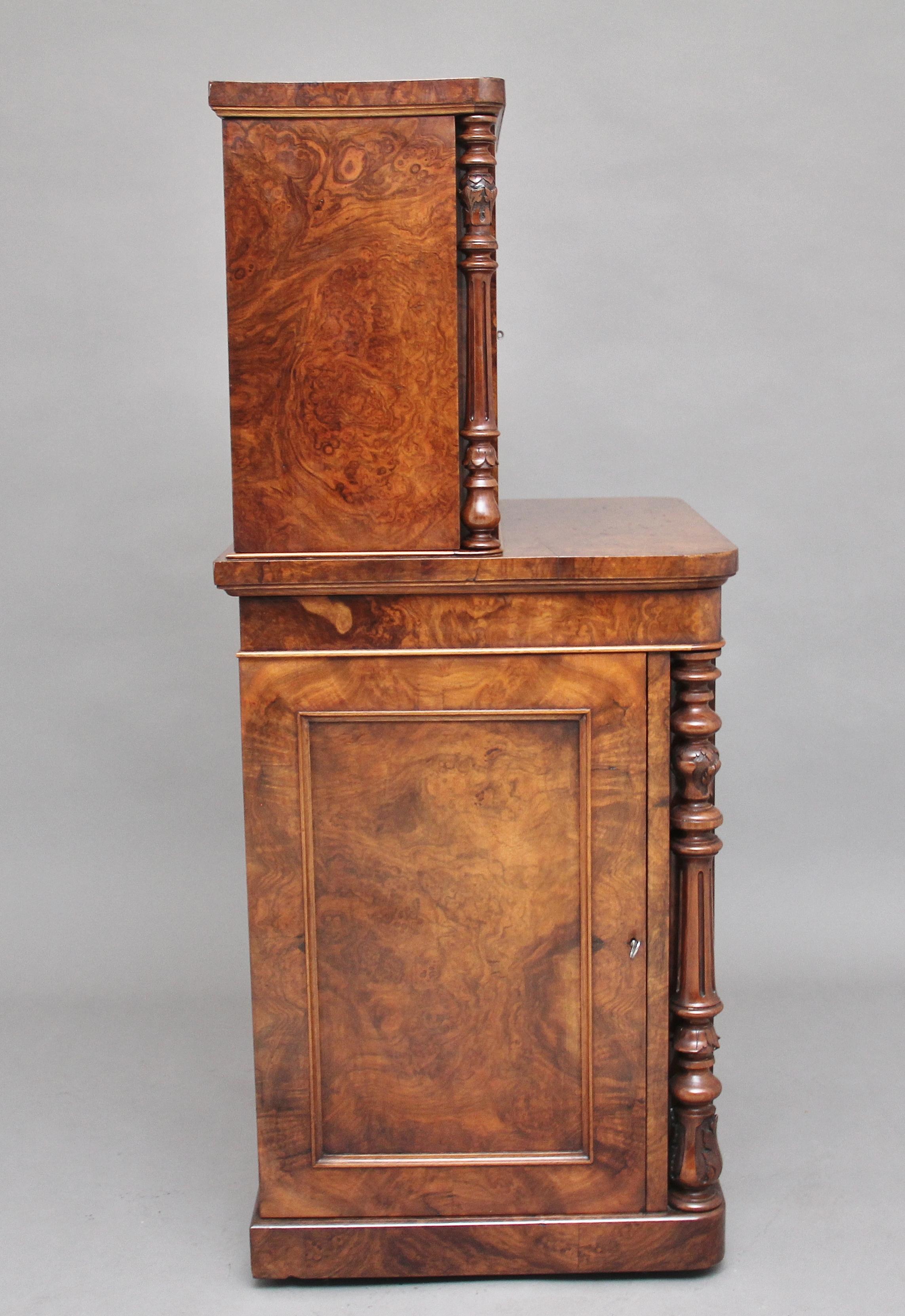 19th Century Burr Walnut Desk 5