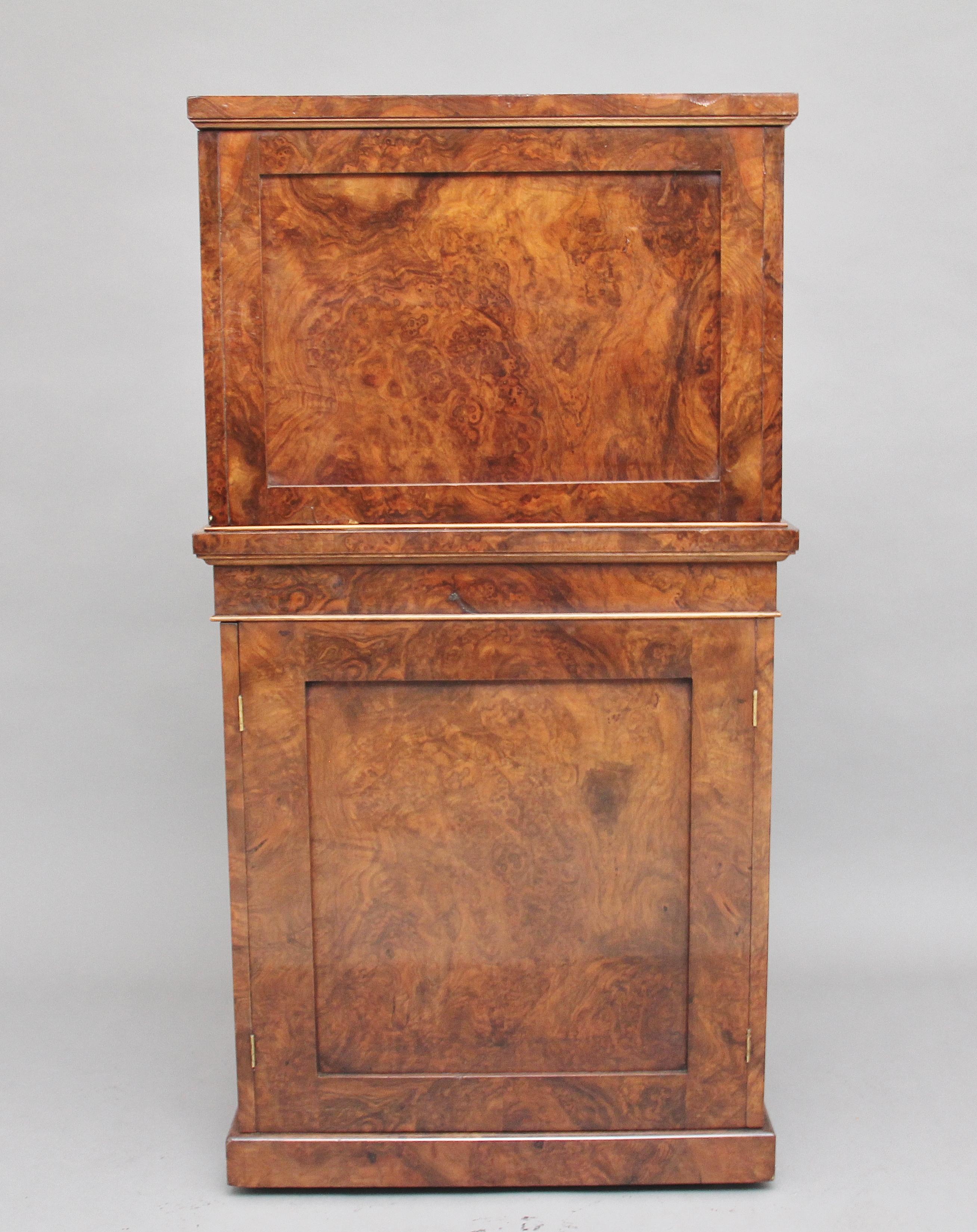 19th Century Burr Walnut Desk 7