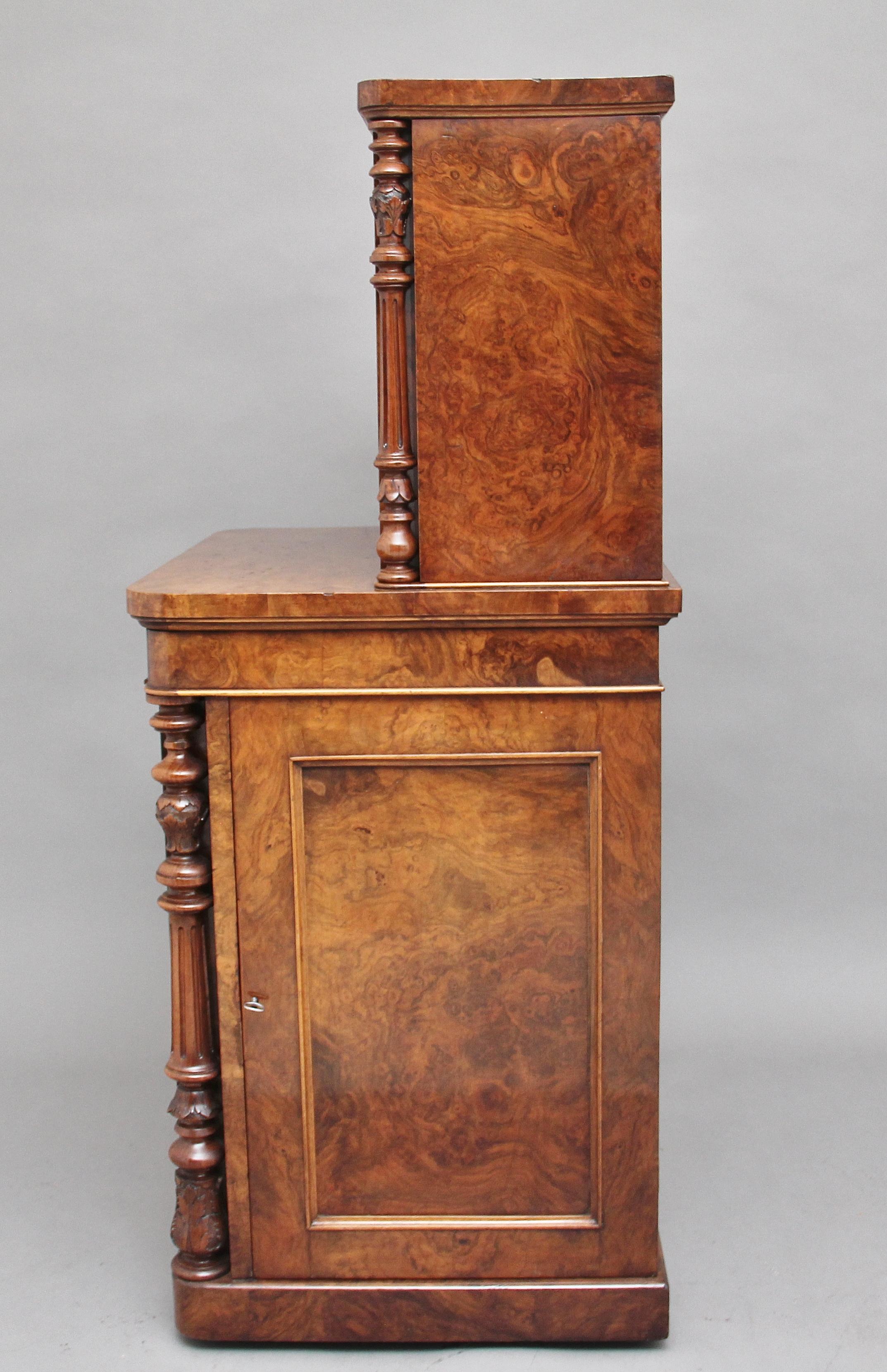 19th Century Burr Walnut Desk 9