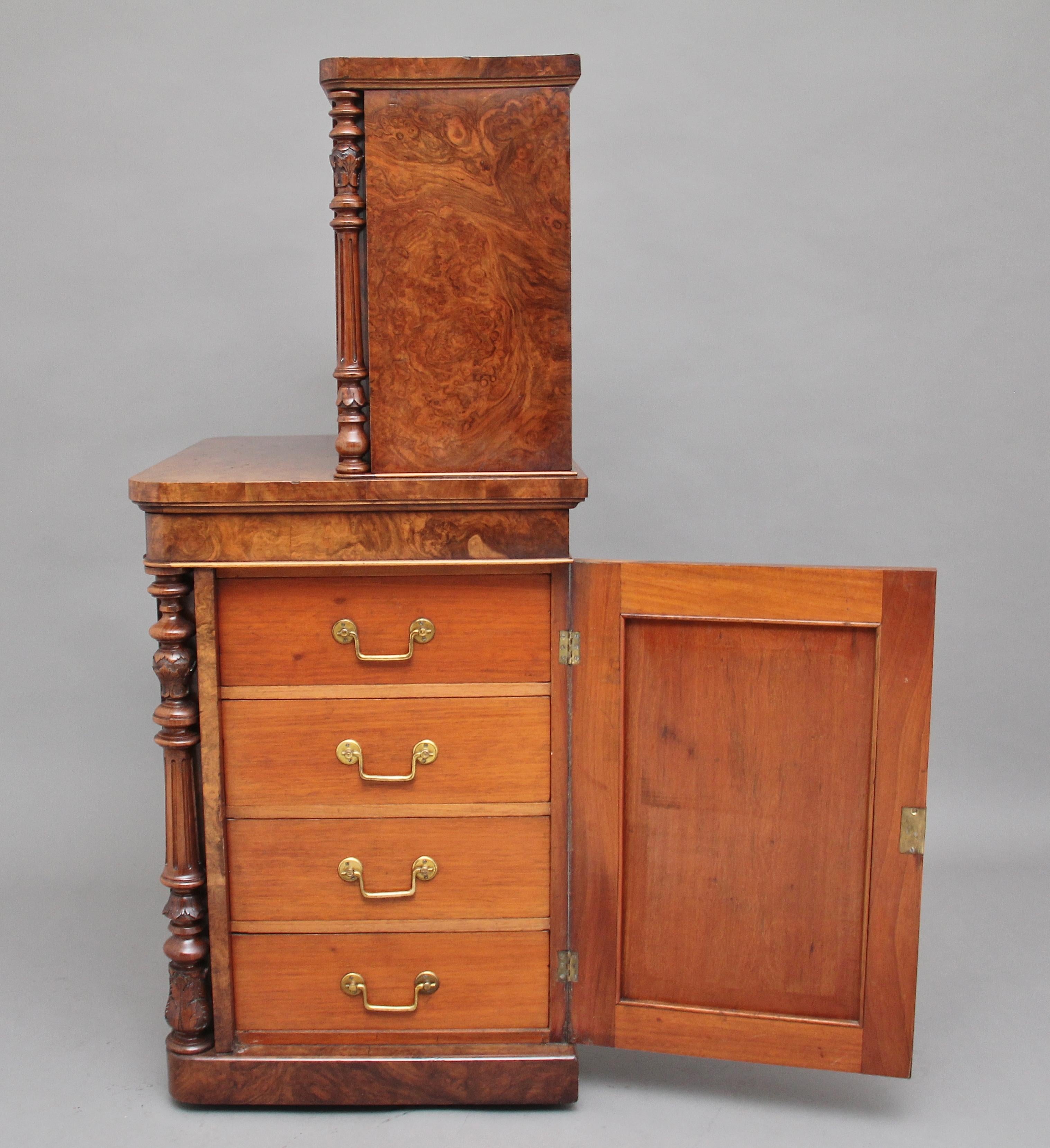19th Century Burr Walnut Desk 10