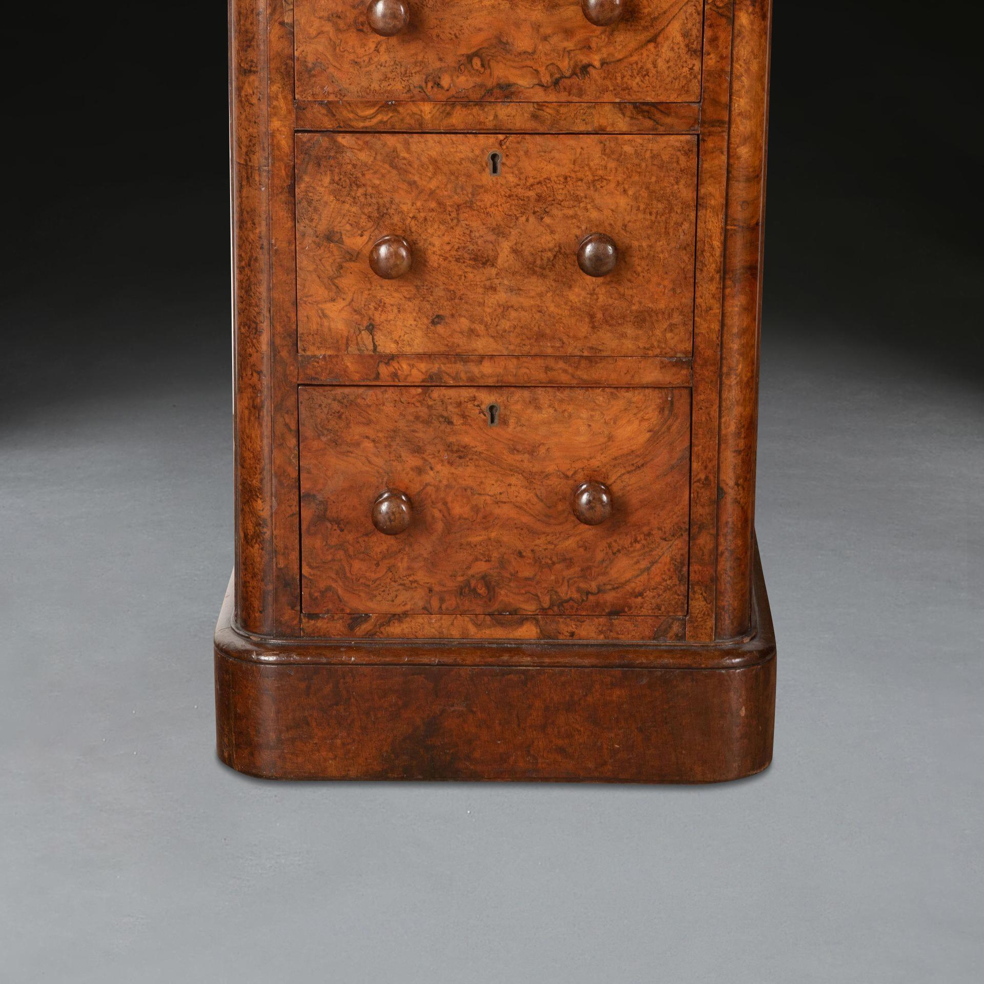 19th Century Burr Walnut Desk For Sale 9