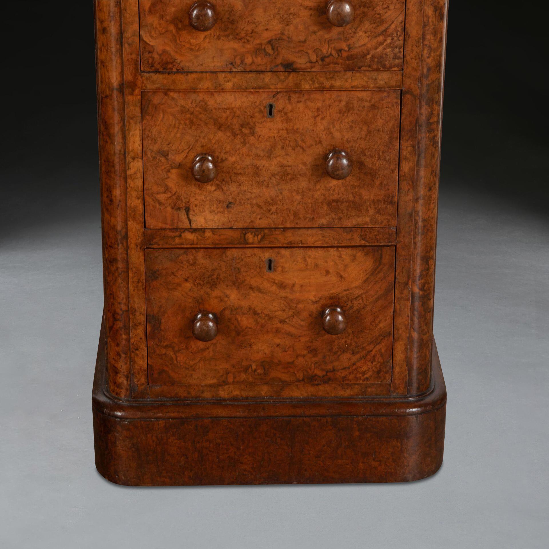 19th Century Burr Walnut Desk For Sale 10