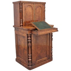 Antique 19th Century Burr Walnut Desk