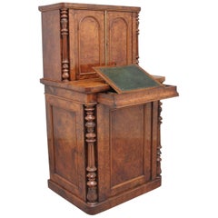 19th Century Burr Walnut Desk