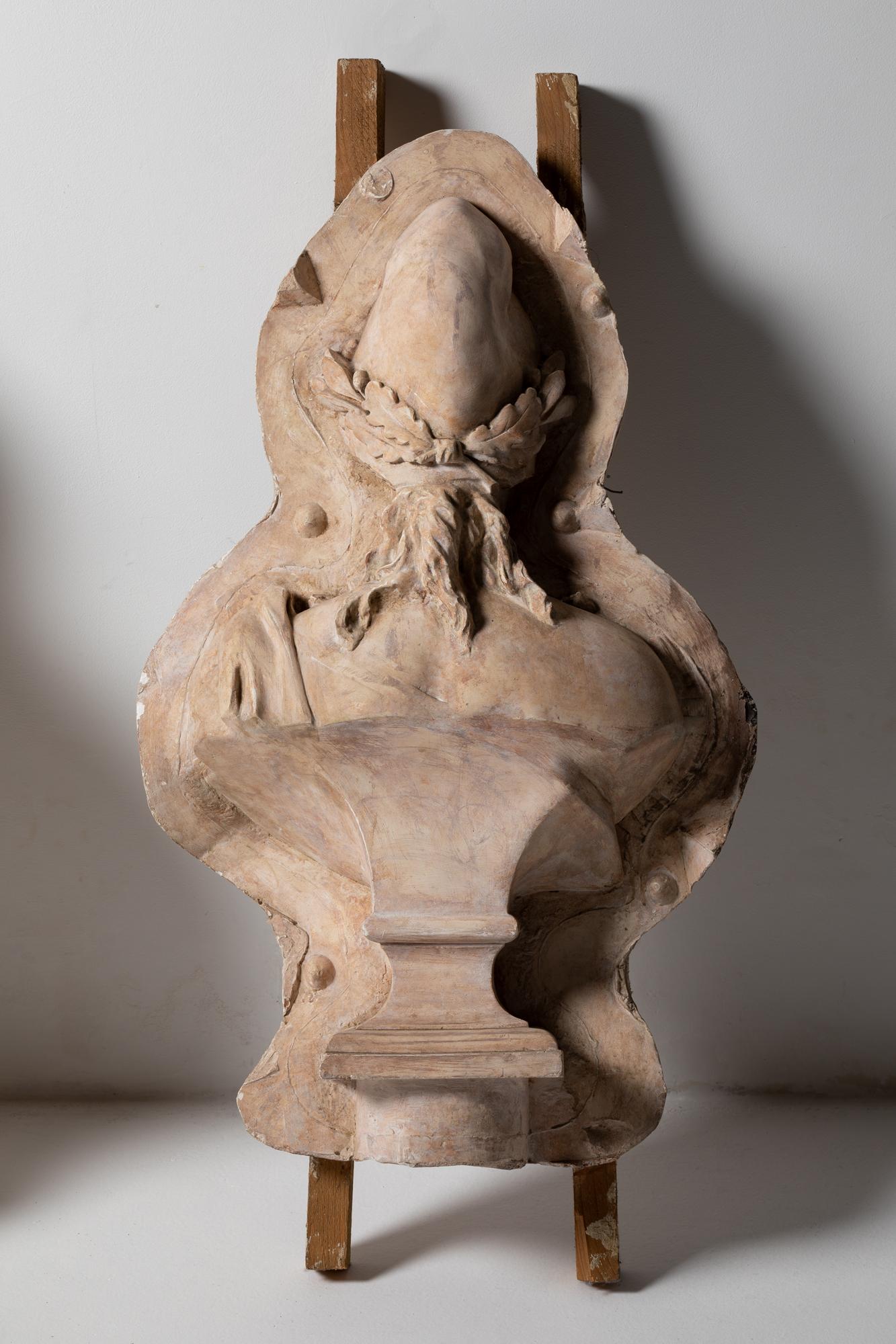 Stampo per busto del XIX secolo raffigurante l'effigie della Repubblica Francese - 