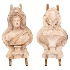 Stampo per busto del XIX secolo raffigurante l'effigie della Repubblica Francese - "Marianna".