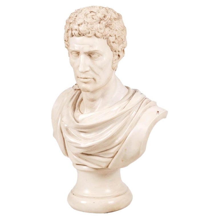 19th Century Bust of Nobleman For Sale at 1stDibs