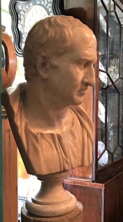 19th century bust of Marcus 