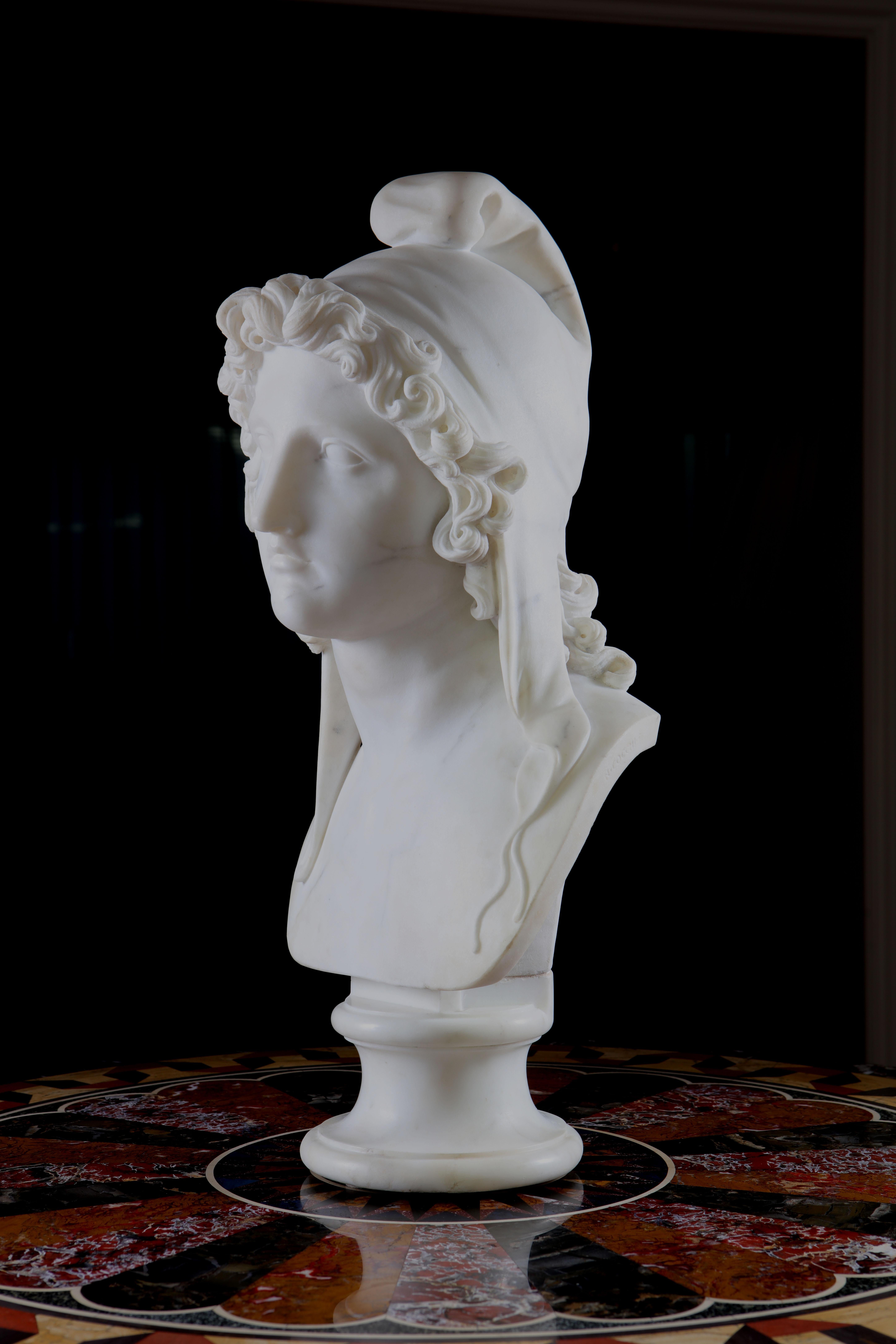 19th Century Bust Of Paris In Excellent Condition For Sale In Reepham, GB