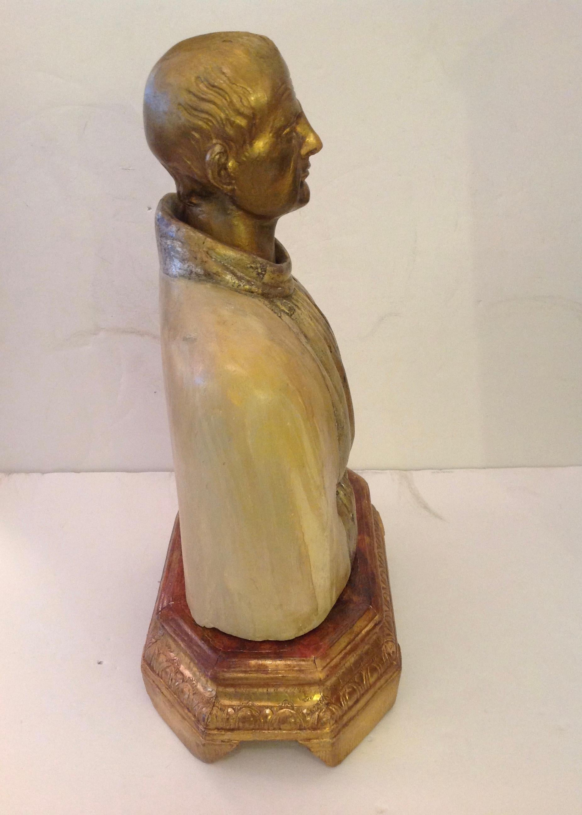 19th Century Bust of Saint Sebastian In Good Condition In West Palm Beach, FL