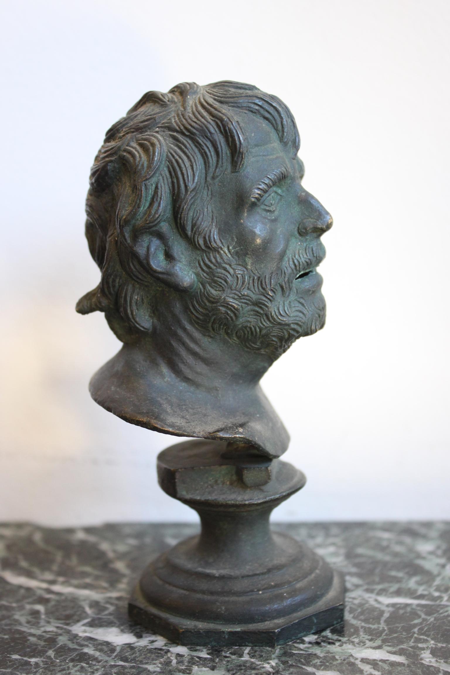 19th Century Bust of Seneca In Good Condition In Marseille, FR