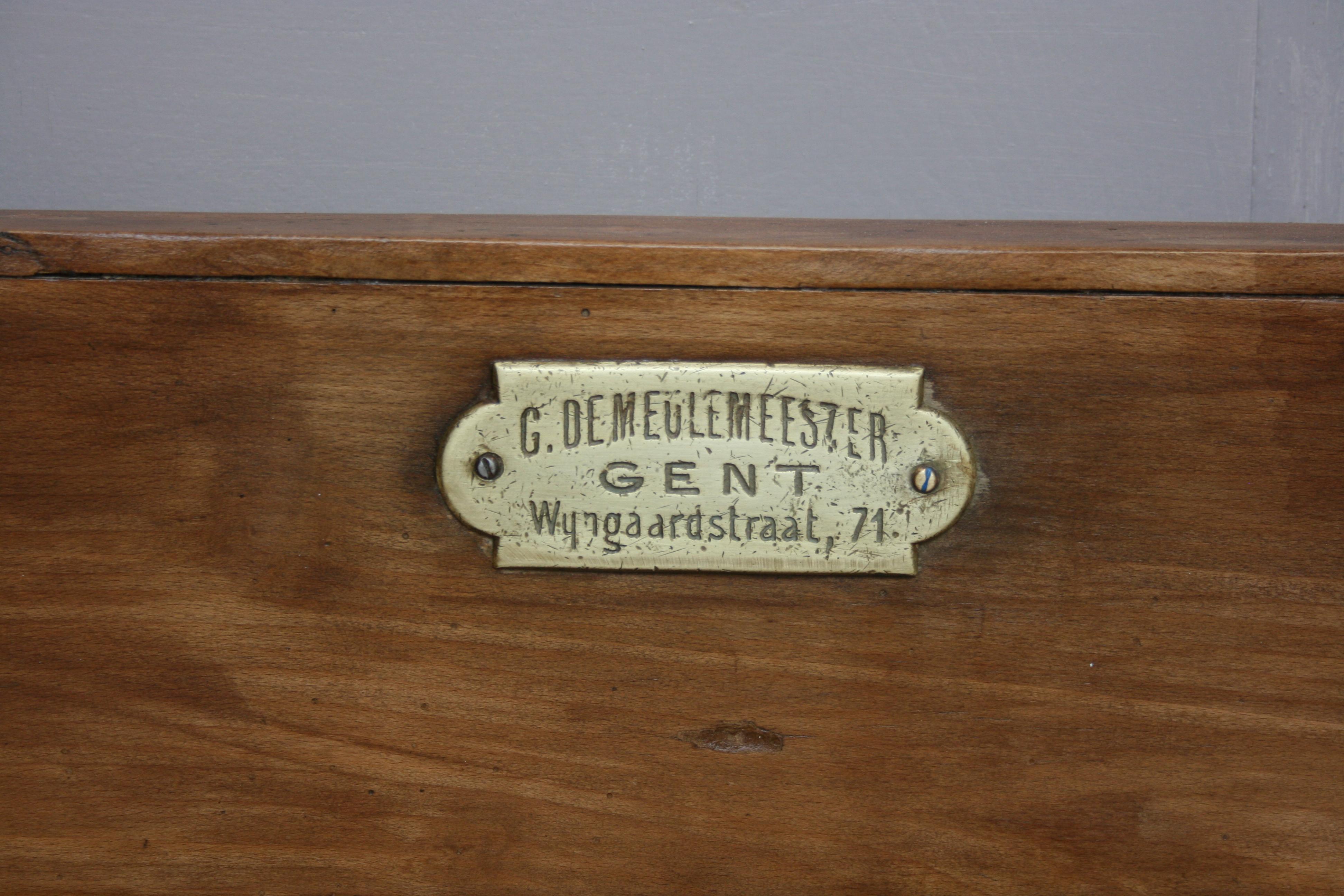 19th Century Butcher Block Table from Belgium 7