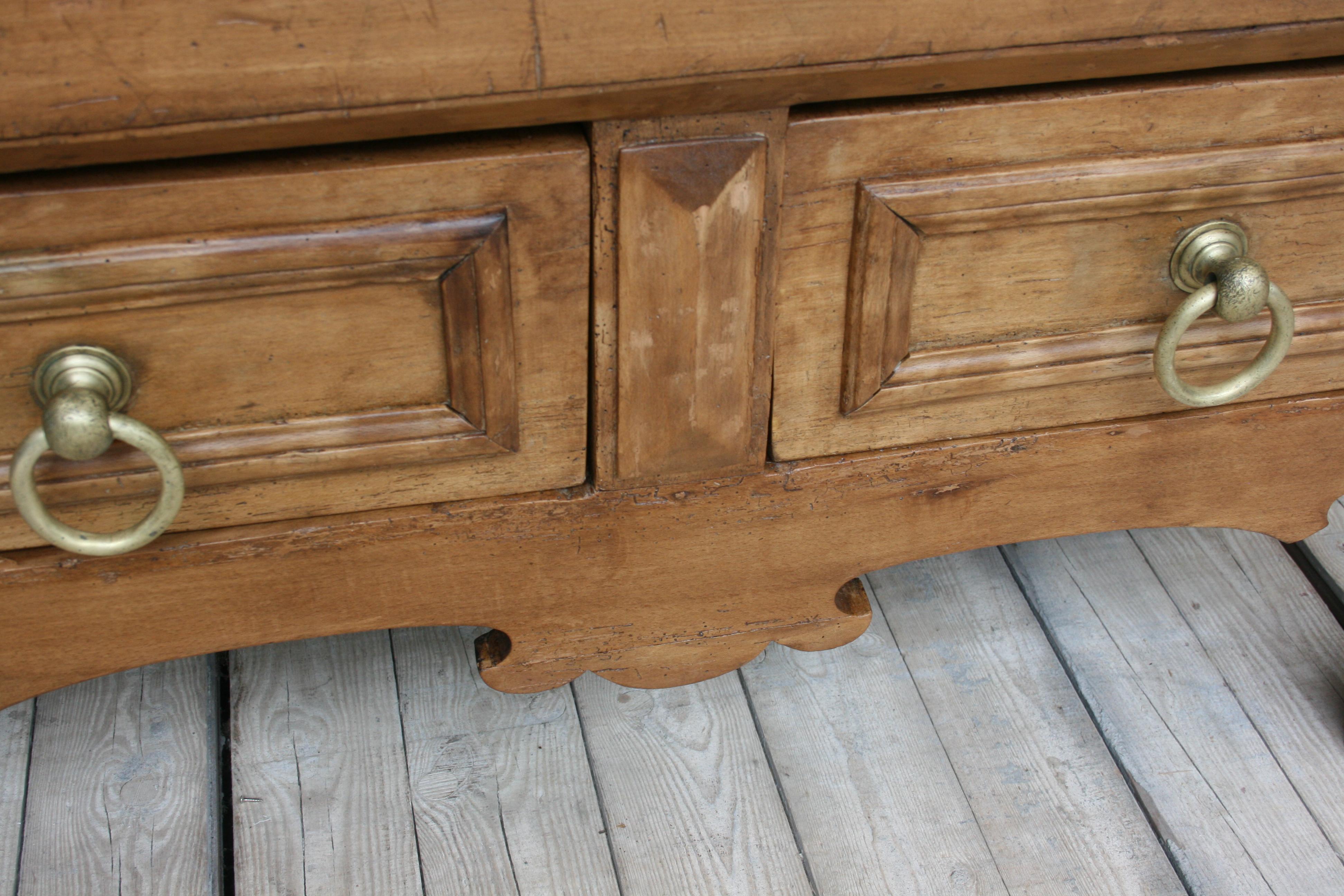 19th Century Butcher Block Table from Belgium 9