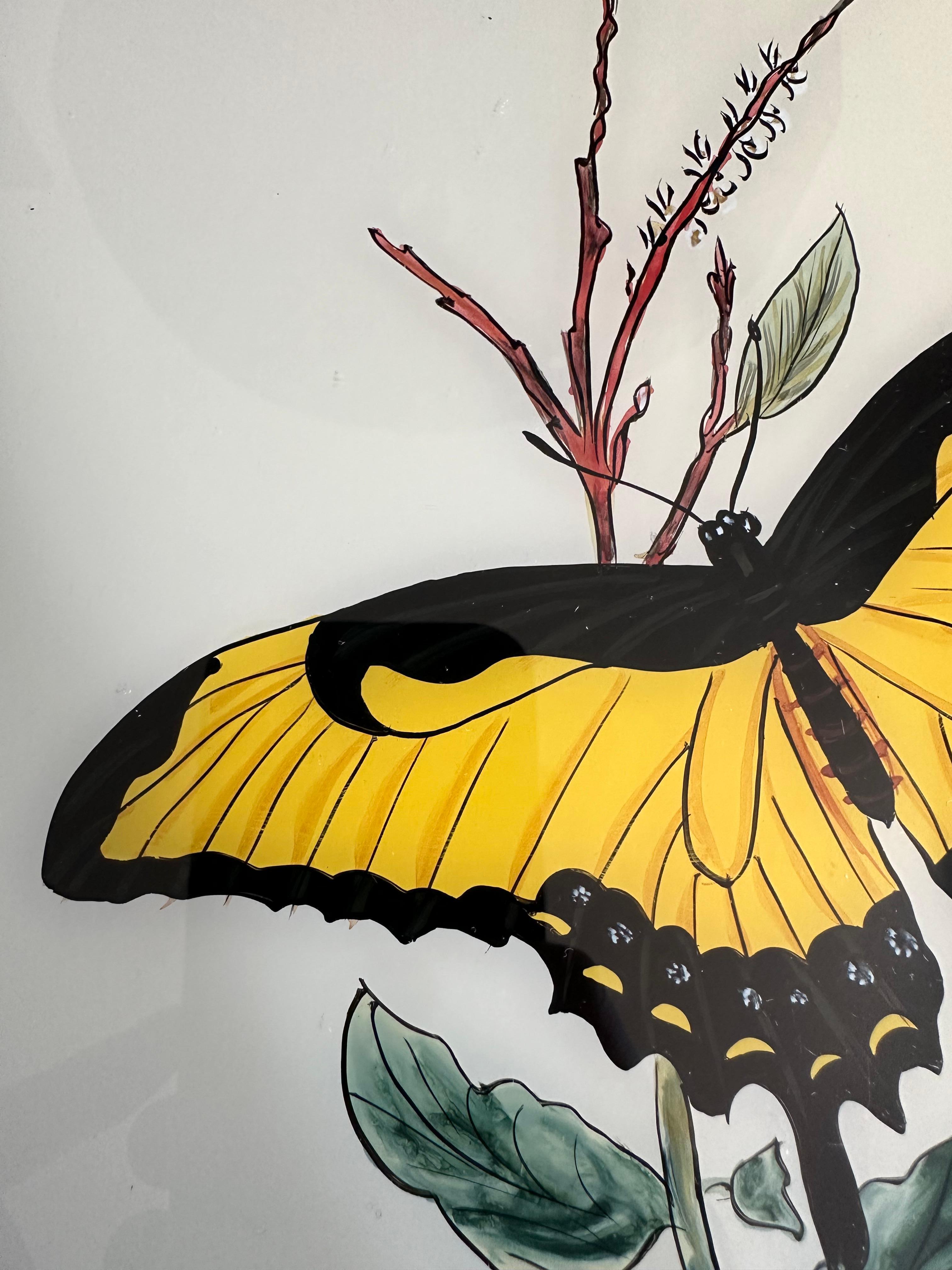 Illustrazione di farfalle del XIX secolo: Eleganza dell'arte entomologica In condizioni buone in vendita a Southall, GB