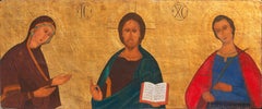 'Christ Pantocrator with Mary & St. John', Theotokos, Greek Orthodox, Christian