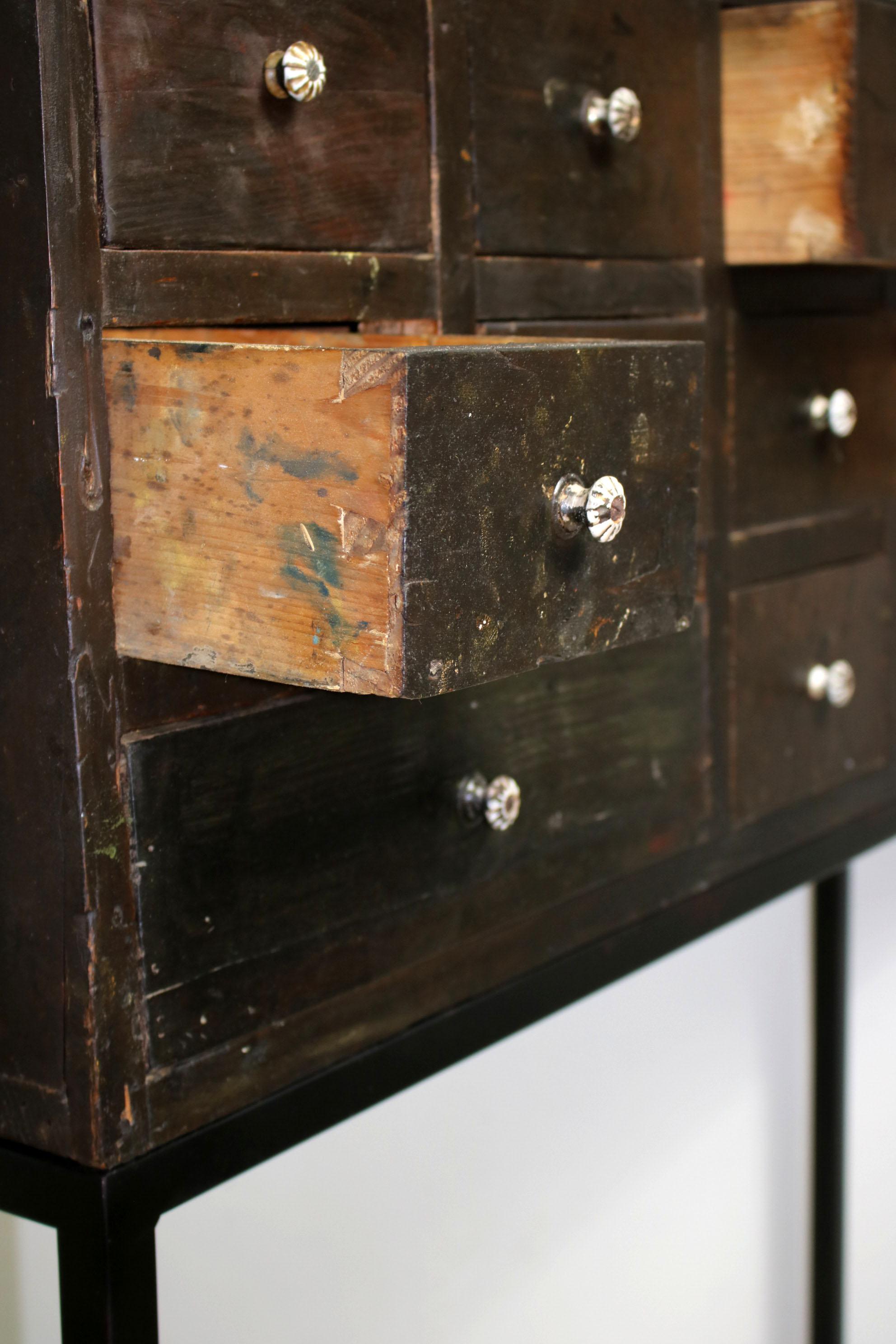 19th Century Cabinet For Paint Samples For Sale 3