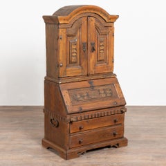 19th Century Cabinetmaker’s Floor Model Miniature of Pine Secretary