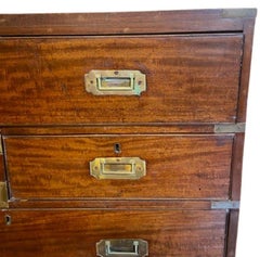 19th Century Campaign Chest of Drawers