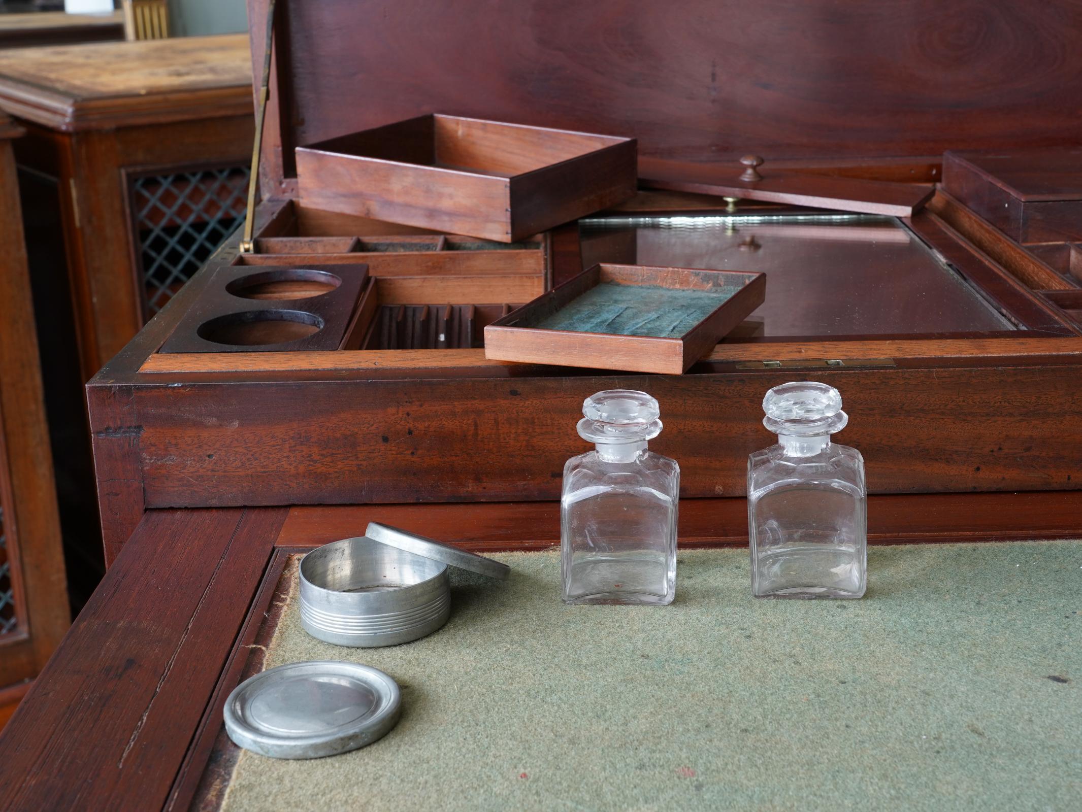19th Century Campaign Dressing Table 6