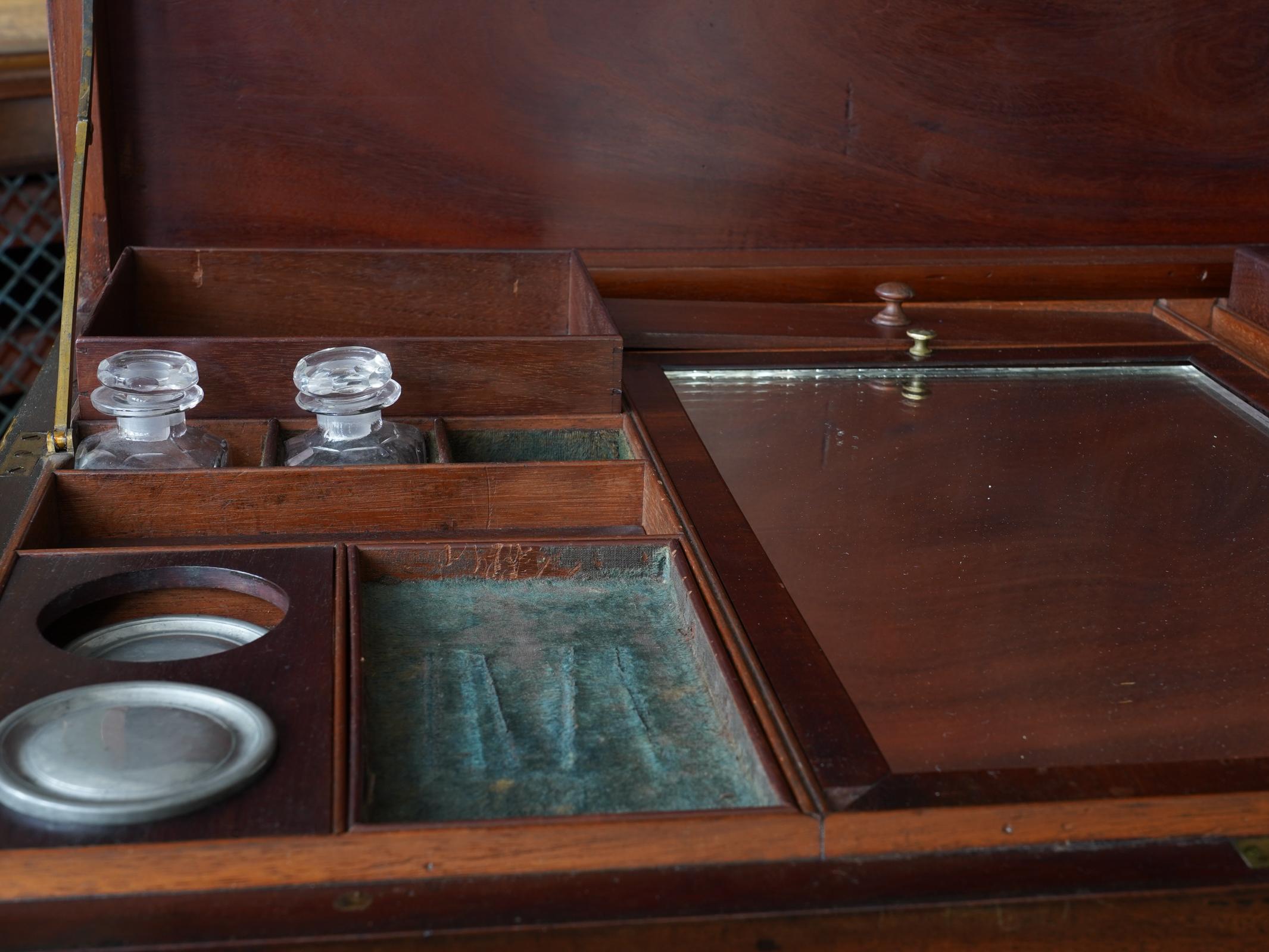 19th Century Campaign Dressing Table 8