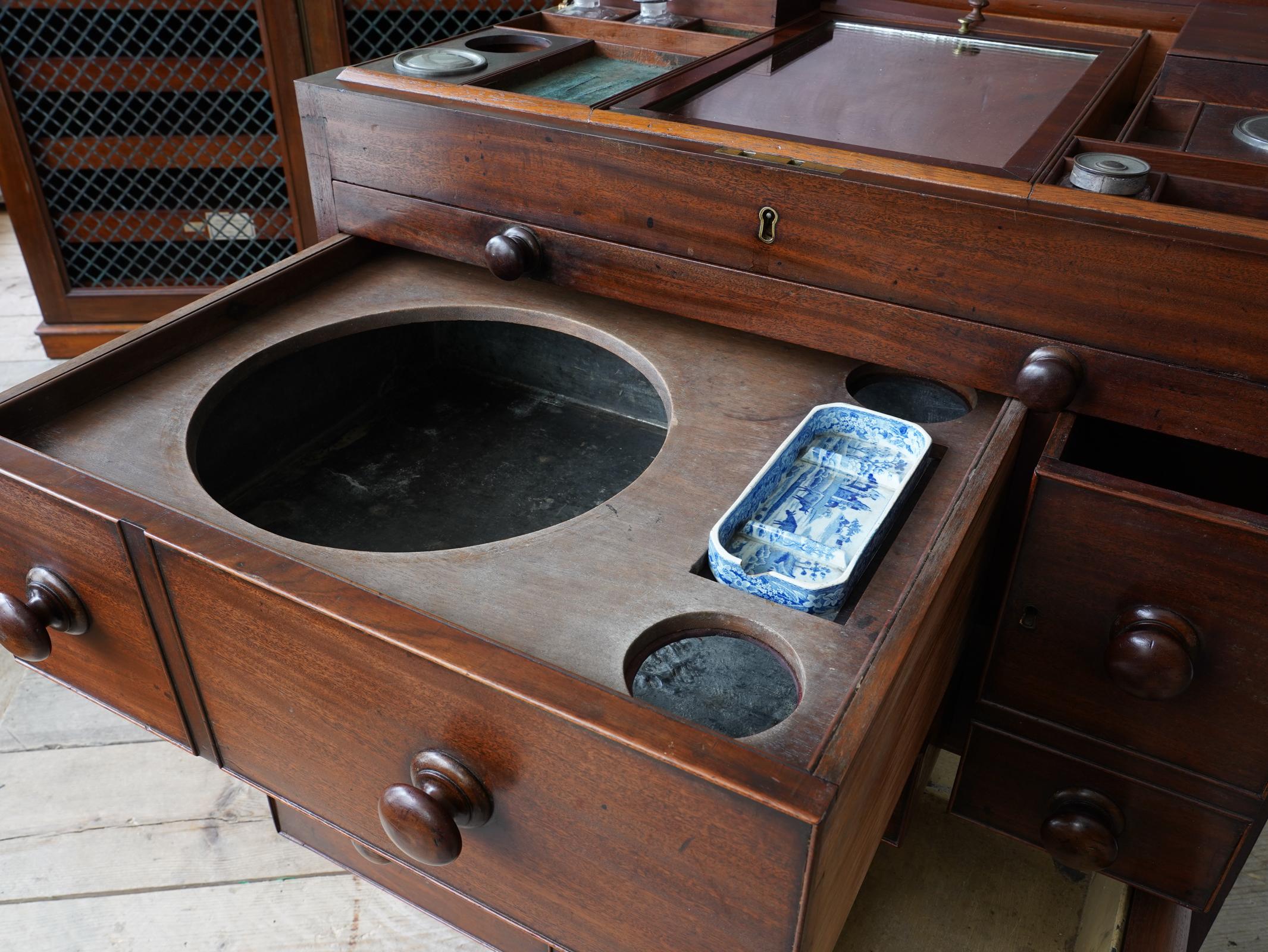 19th Century Campaign Dressing Table 9