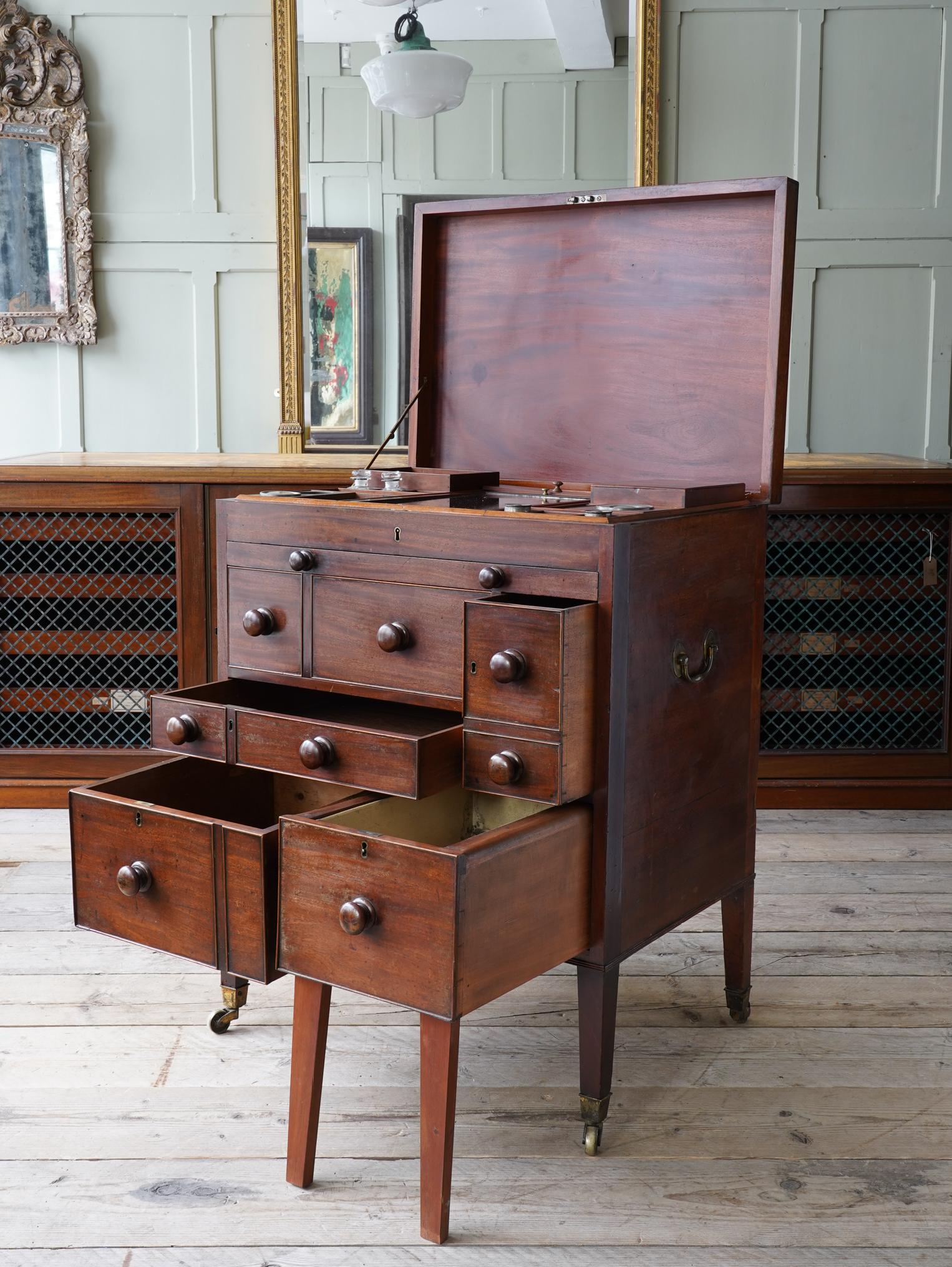 19th Century Campaign Dressing Table 10