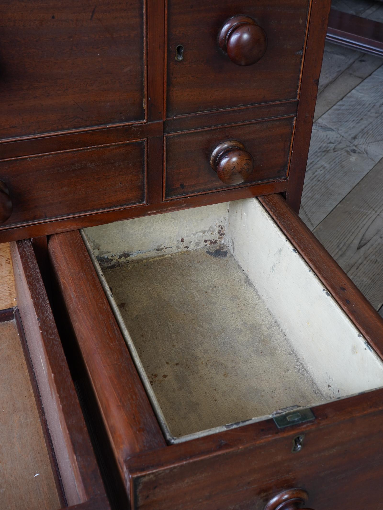 19th Century Campaign Dressing Table 11