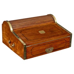 19th Century campaign metamorphic camphor writing slope