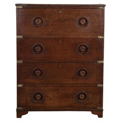 19th Century Campaign Secretaire