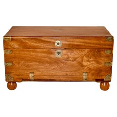 Antique 19th Century Camphor Campaign Chest