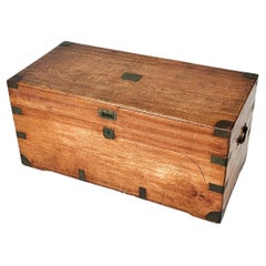 19th Century Camphor Wood Campaign Chest