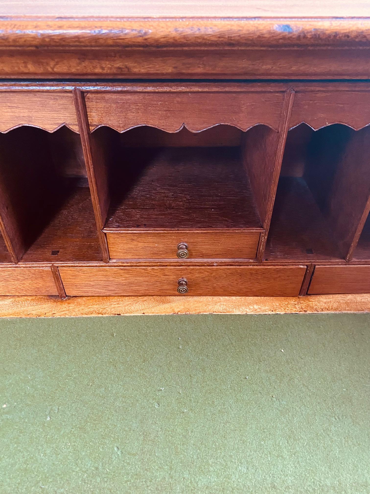 19th Century Camphor Wood Campaign Chest with Desk Drawer 2