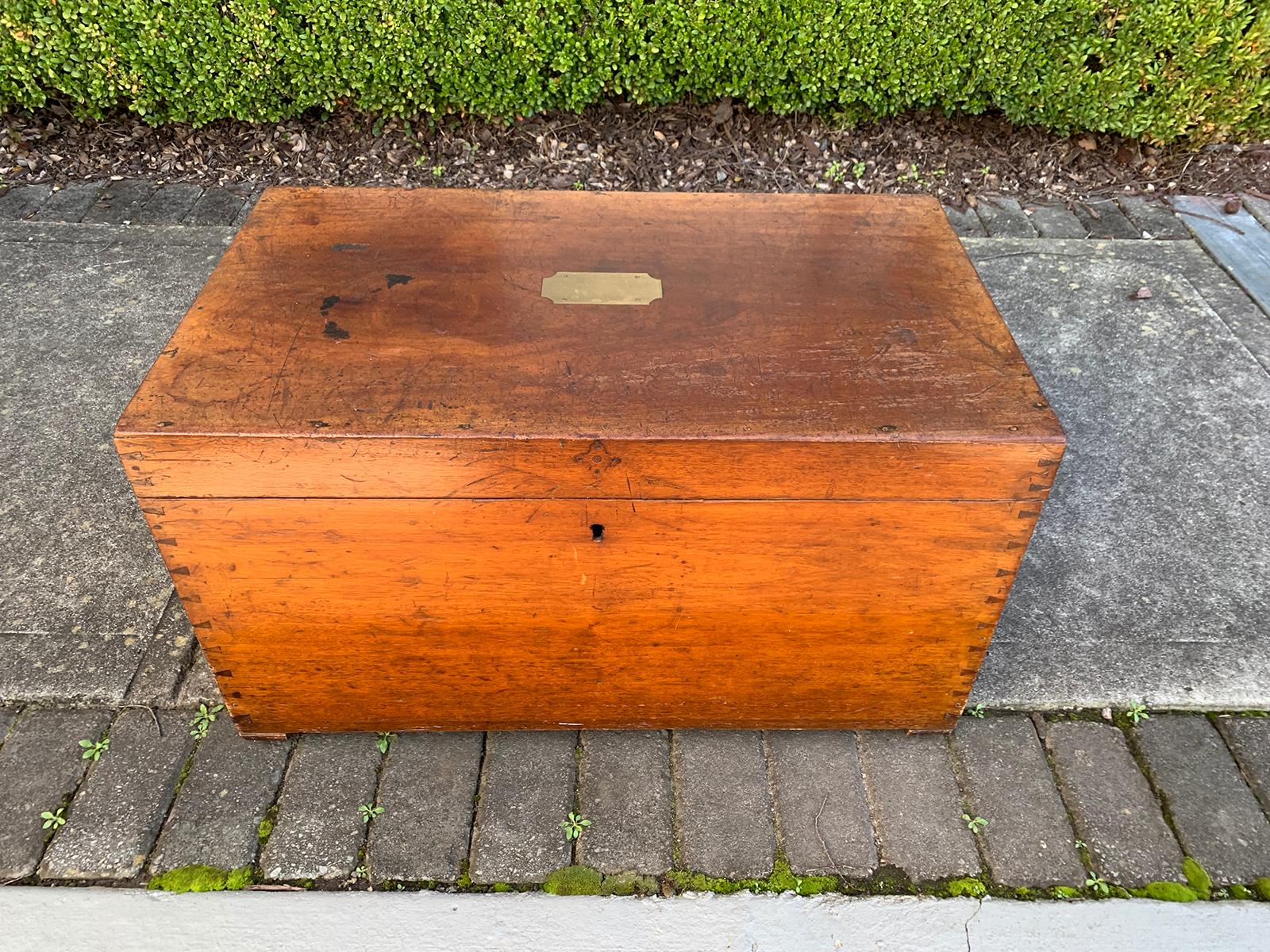 trunk with tray