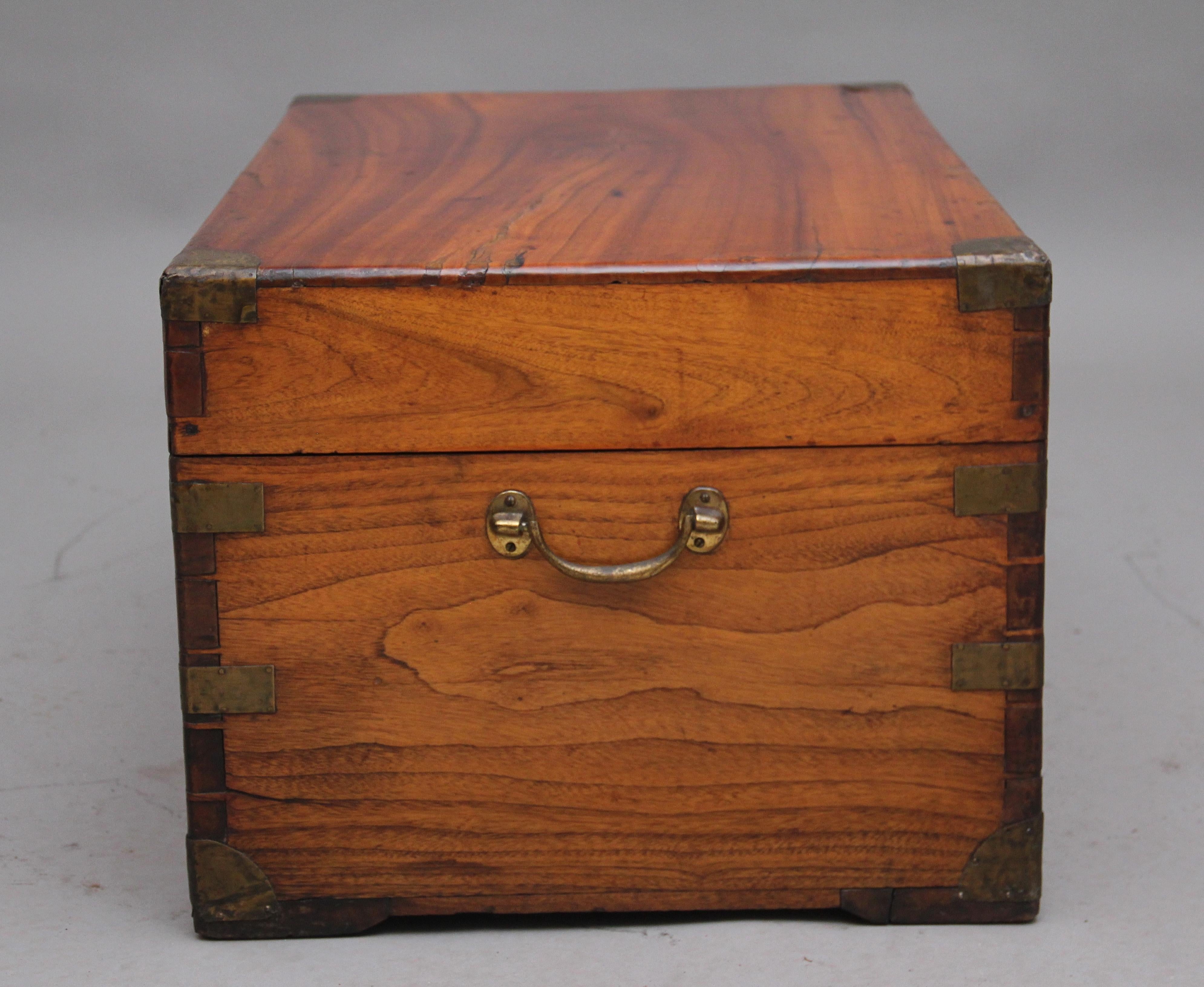 Mid-19th Century 19th Century Camphor Wood Trunk For Sale