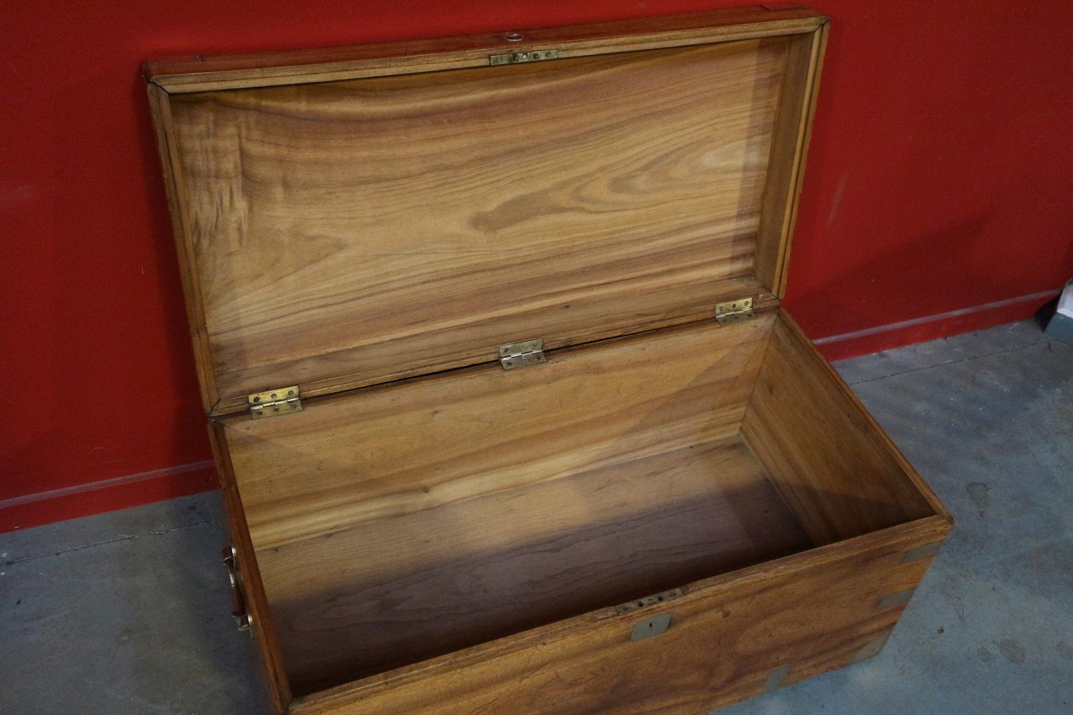 19th Century Camphor Wooden Box 5