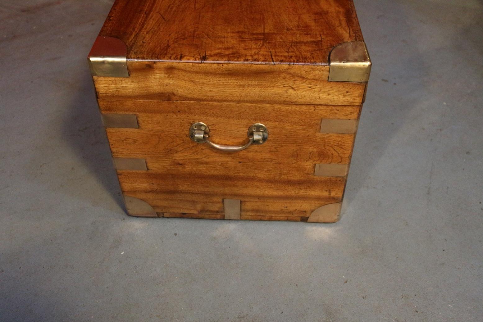 19th Century Camphor Wooden Box 1