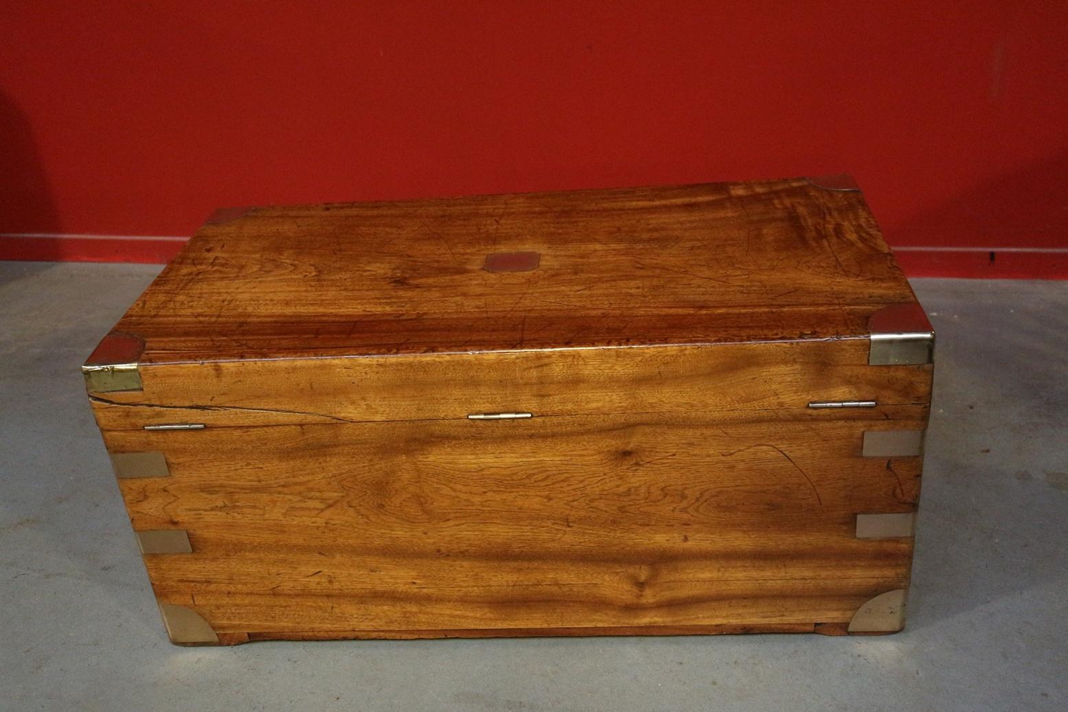 19th Century Camphor Wooden Box 2