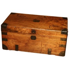 Antique 19th Century Camphor Wooden Box