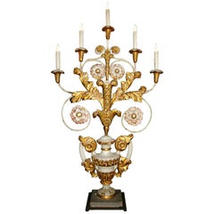 19th Century Candelabra Table Lamp