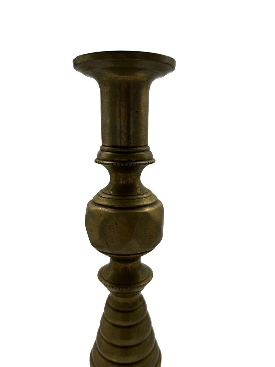 Metal 19th Century Candlestick Holder from England For Sale