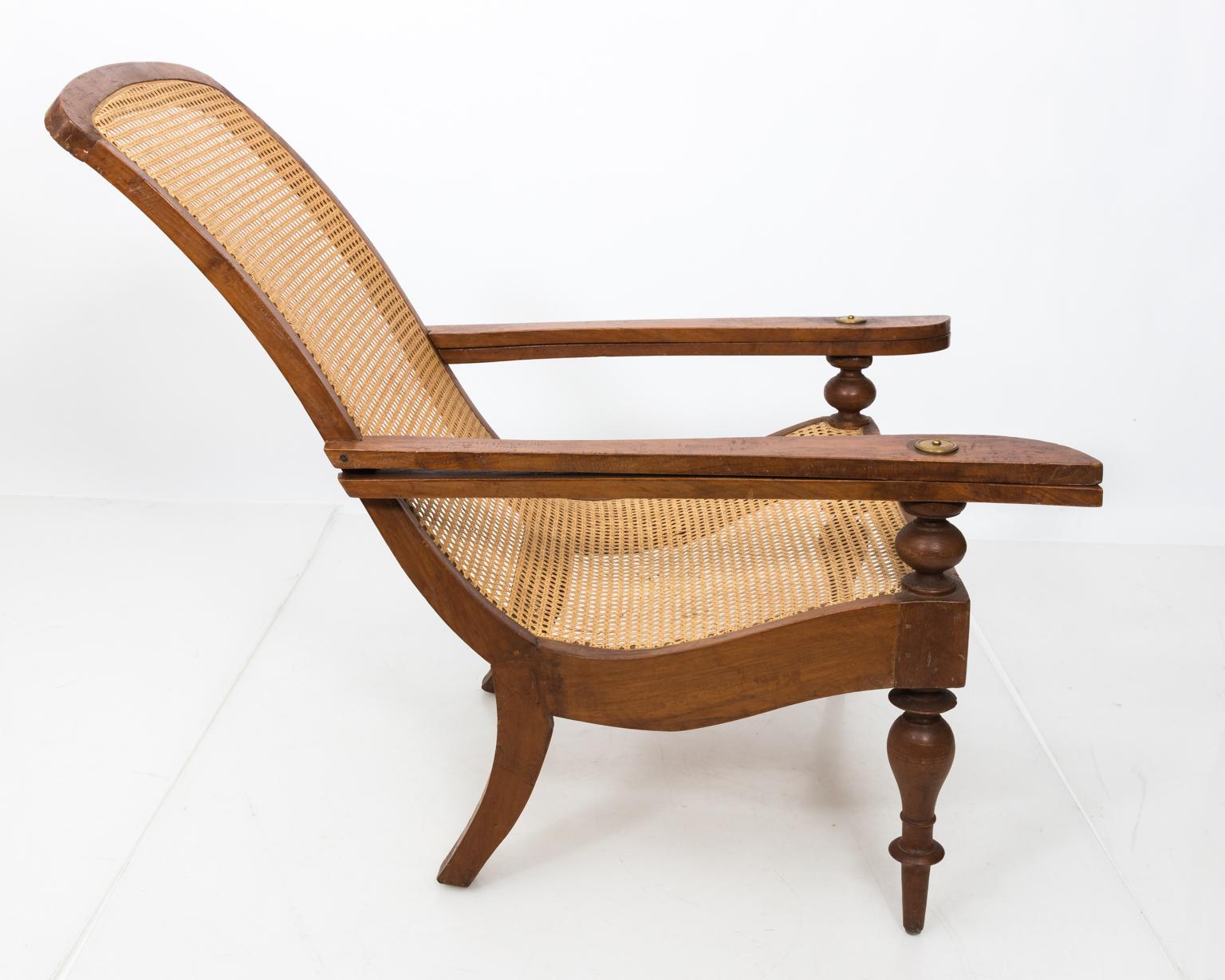 19th Century Caned Plantation Chair 6