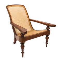19th Century Caned Plantation Chair