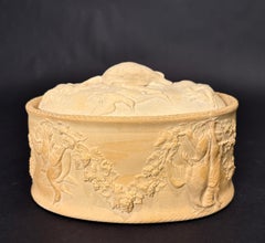 19th Century Caneware Game Pie Dish