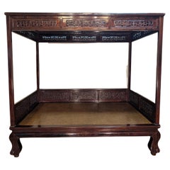19th Century Canopy Bed Chinese