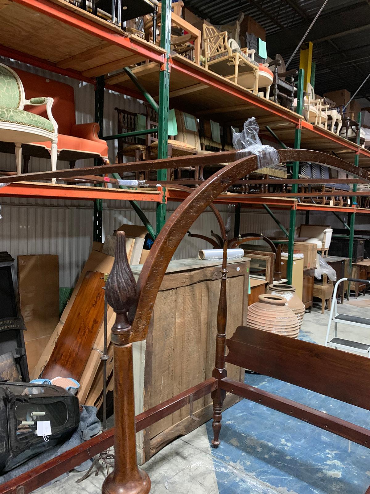 19th Century Canopy Bed 5